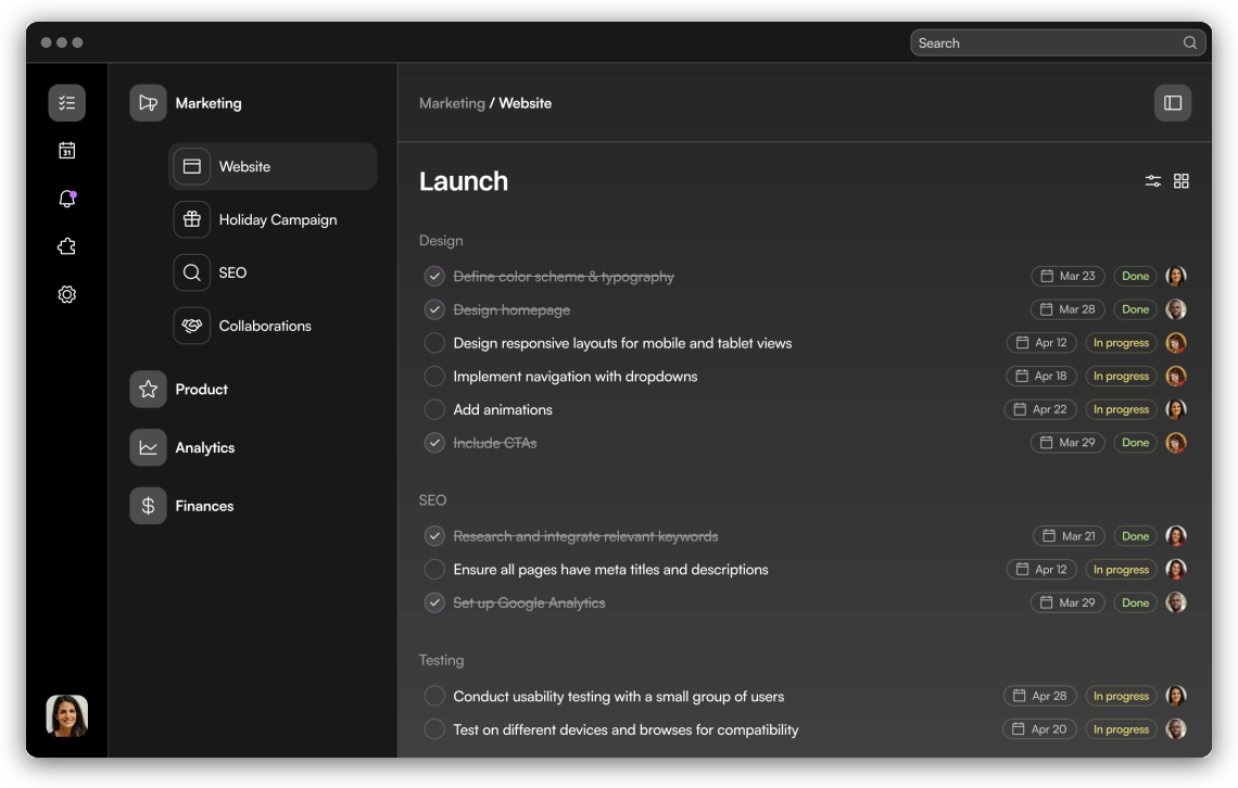 The product screenshot